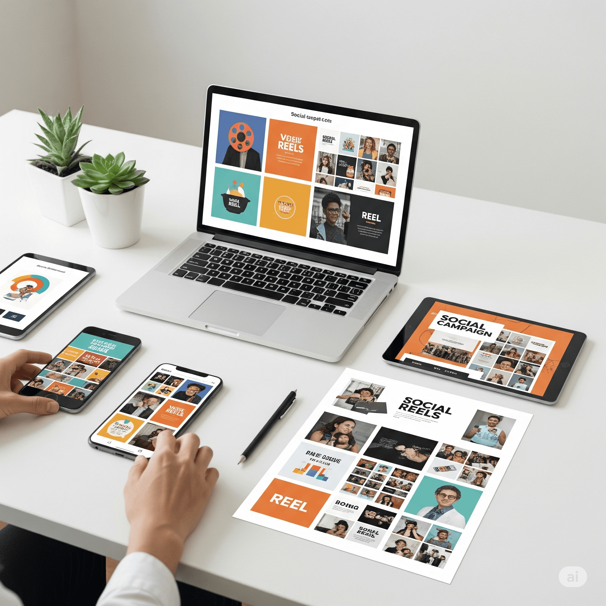 Created high-impact reels and social media campaigns