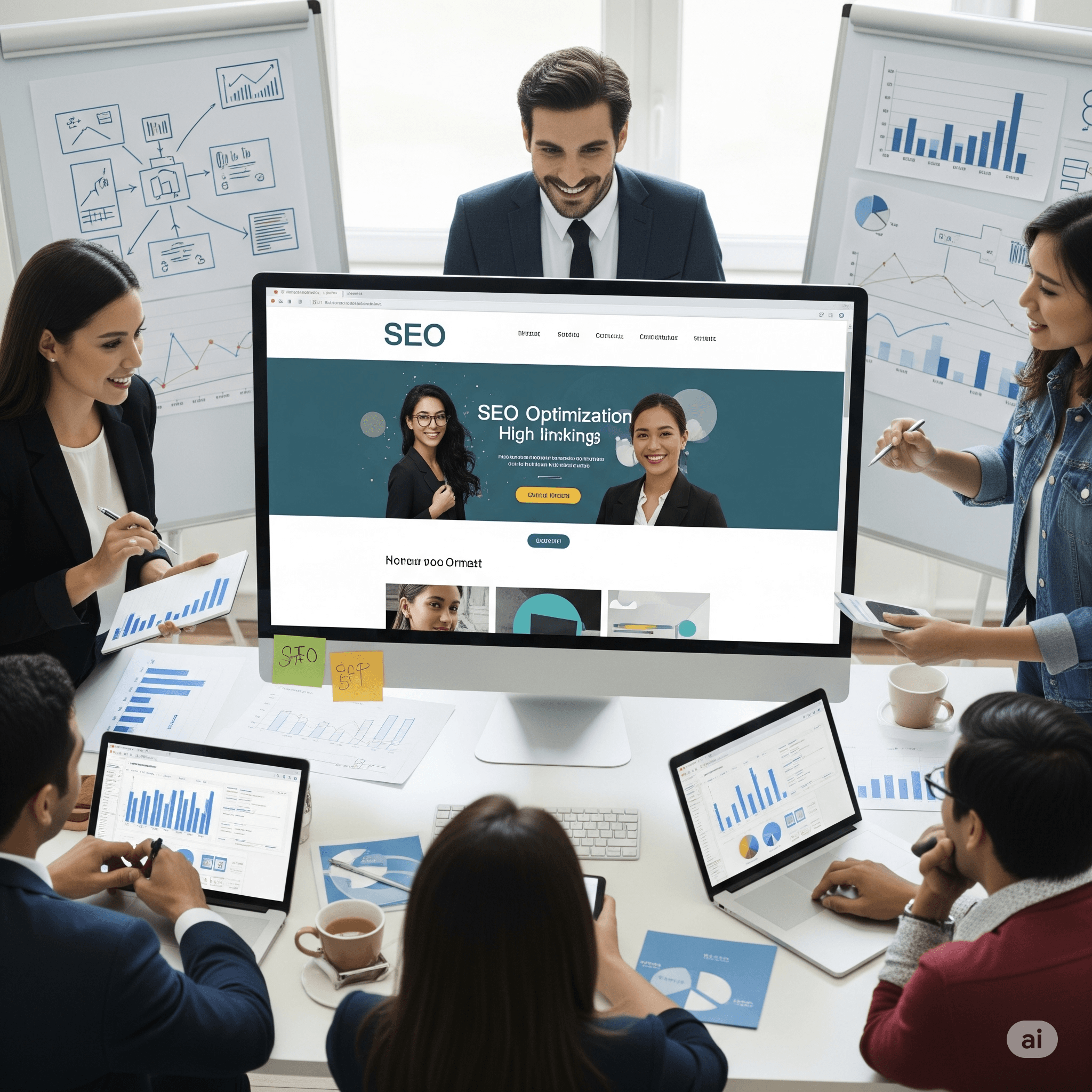 developed SEO-optimized websites that landed on Google's